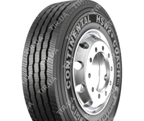 315/80R22.5 Continental HSW2+ Coach 156/150L Рульова вантажна шина