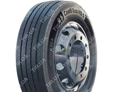 315/60R22.5 Continental Conti Eco HS5 154/150L Рулевая грузовая шина 315/60R22.5 Continental Conti Eco HS5 154/150L Рулевая грузовая шина