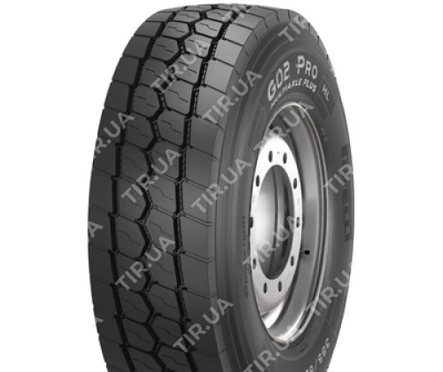 22.5/1 000R999.99 Pirelli G02 PRO MULTIAXLE PLUS 164K Універсальна вантажна шина